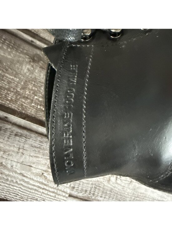 Wolverine 1000 Mile Evans Boot size 9.5 D color Black made in USA mspr $400 main image 9